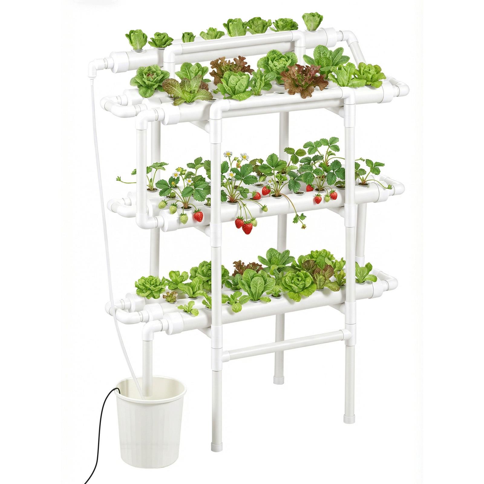 Indoor Garden Kit - 3 Tier 90 Sites Hydroponic Growing