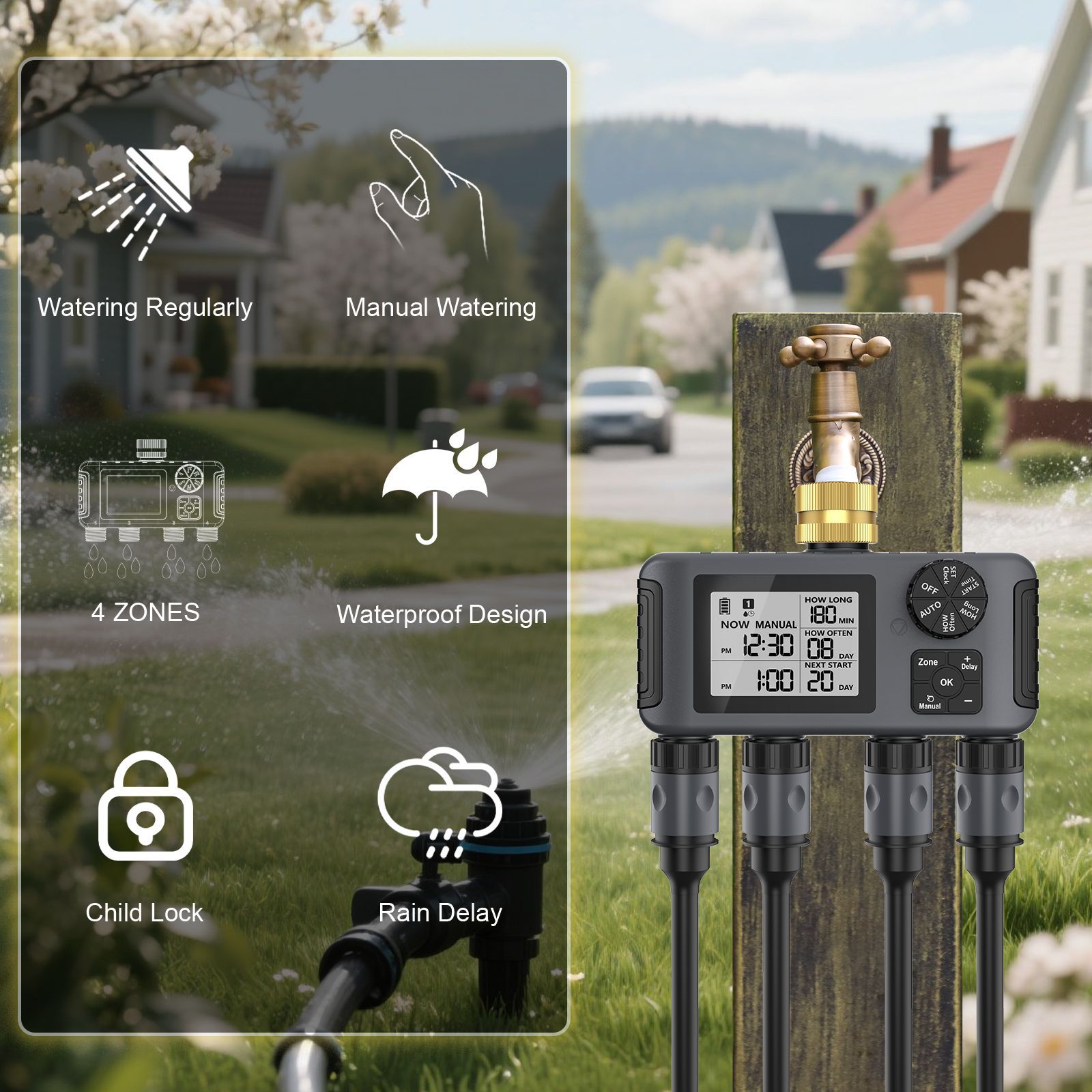 New outdoor intelligent sub-co - Automatic Watering recension och pris