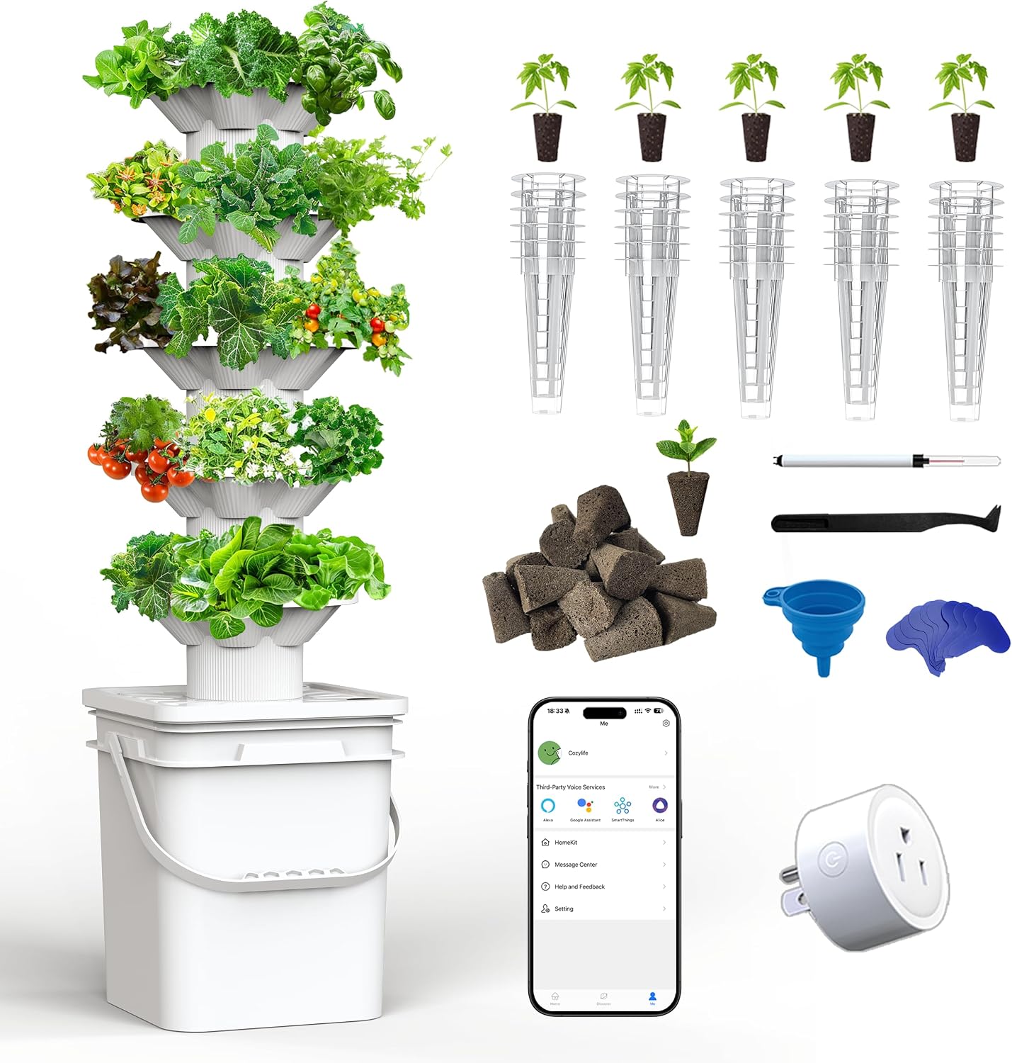 Hydroponics Growing System Kit - Indoor Garden Kit recension och pris