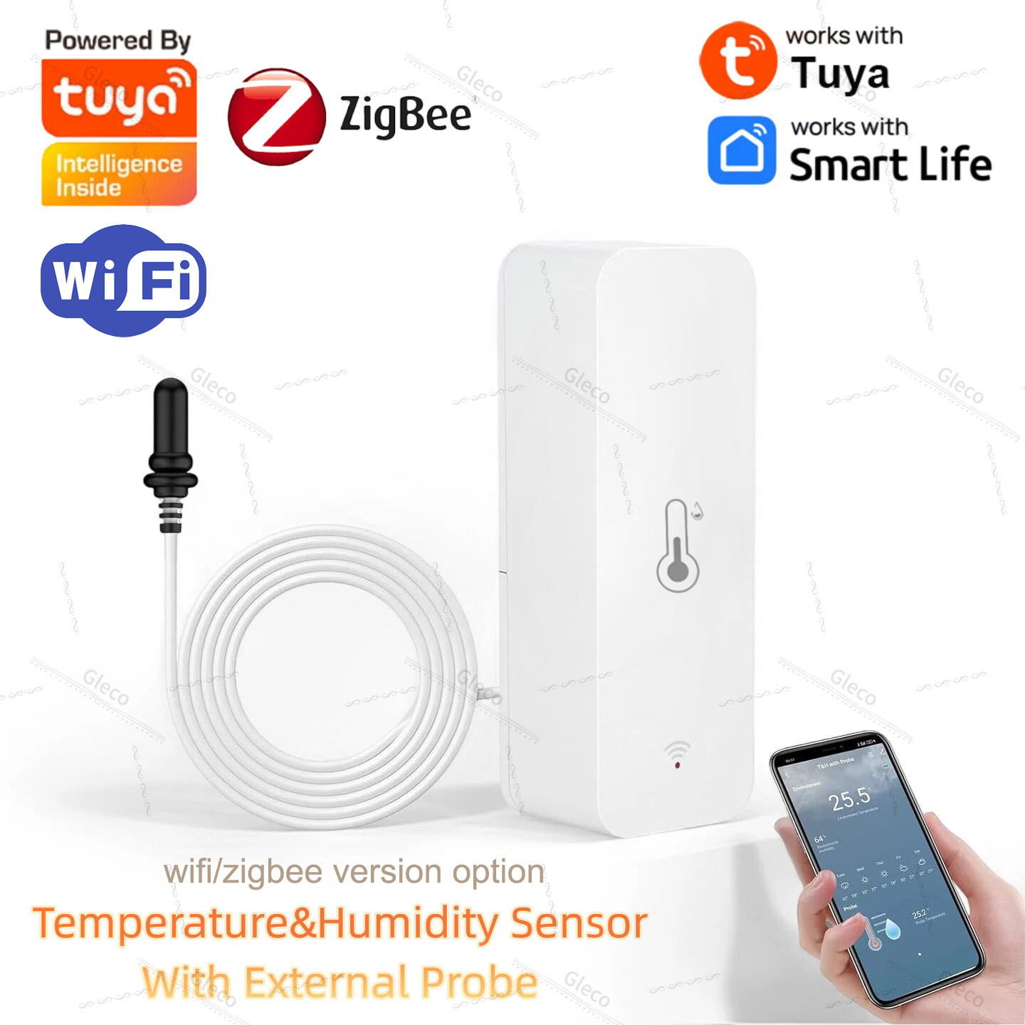 Tuya Wifi Zigbee Temperature a - Plant Monitor recension och pris