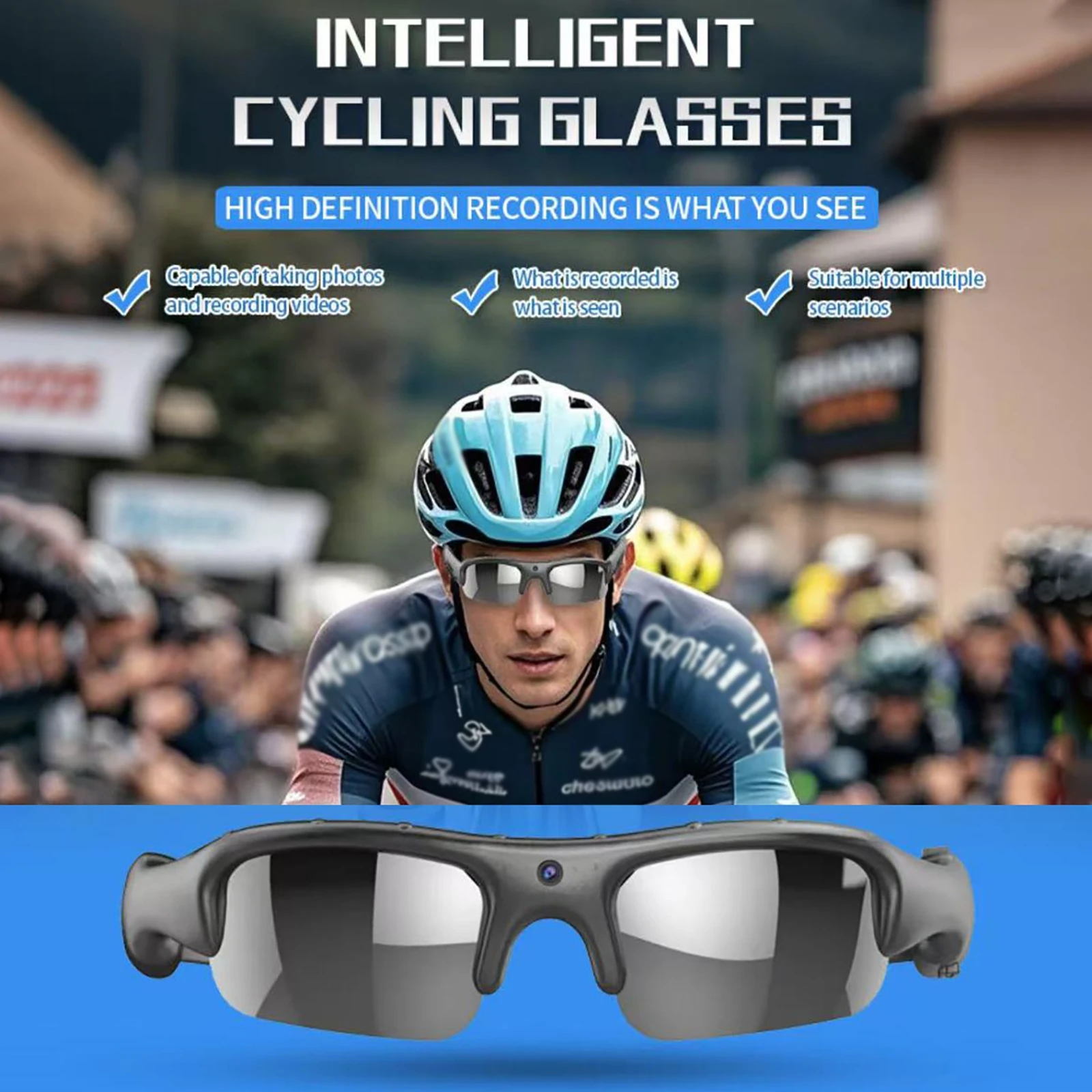 Smart Glasses WIFI 1080P Camer - Garden Camera recension och pris