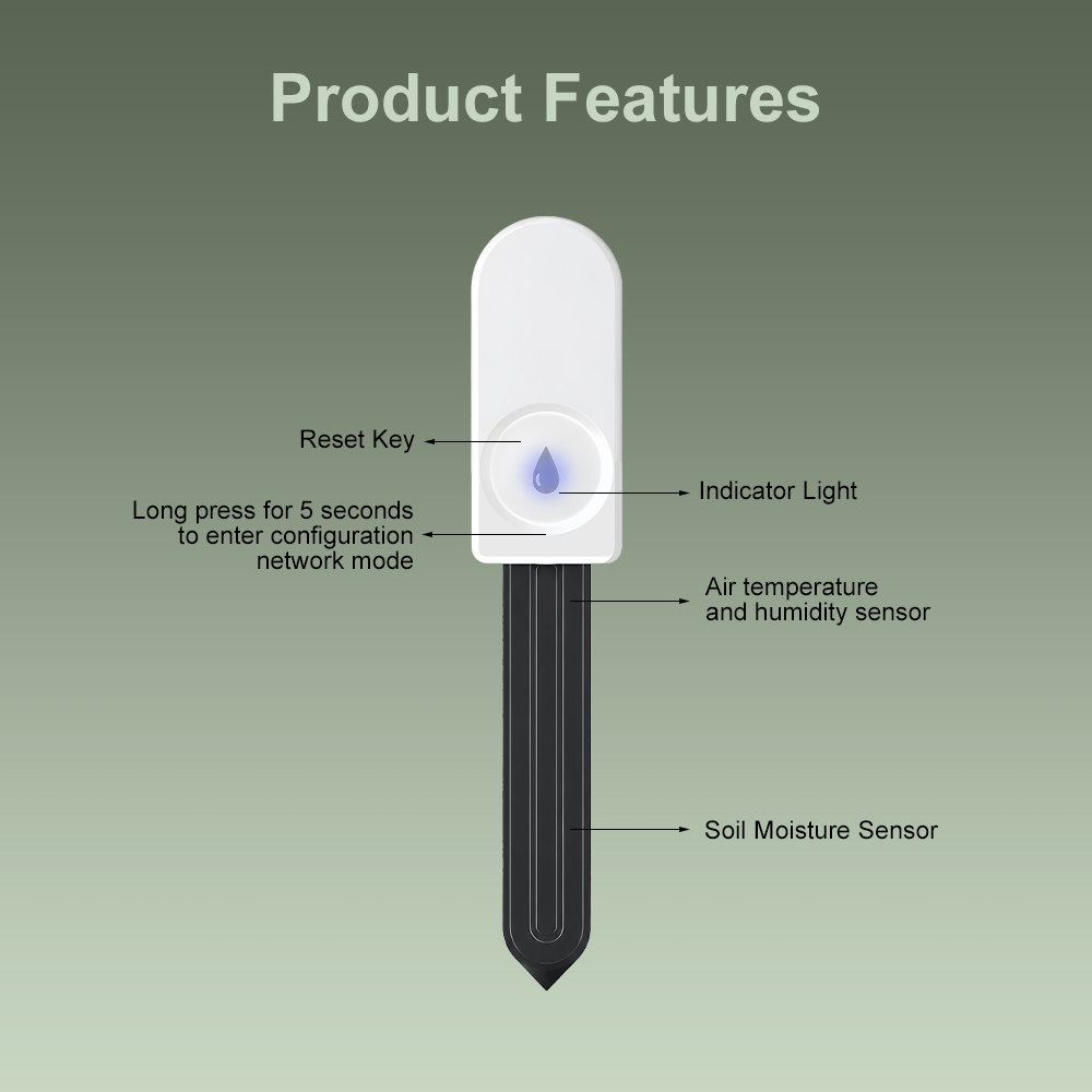 ZigBee Soil Moisture Tester Hu - Garden Camera recension och pris