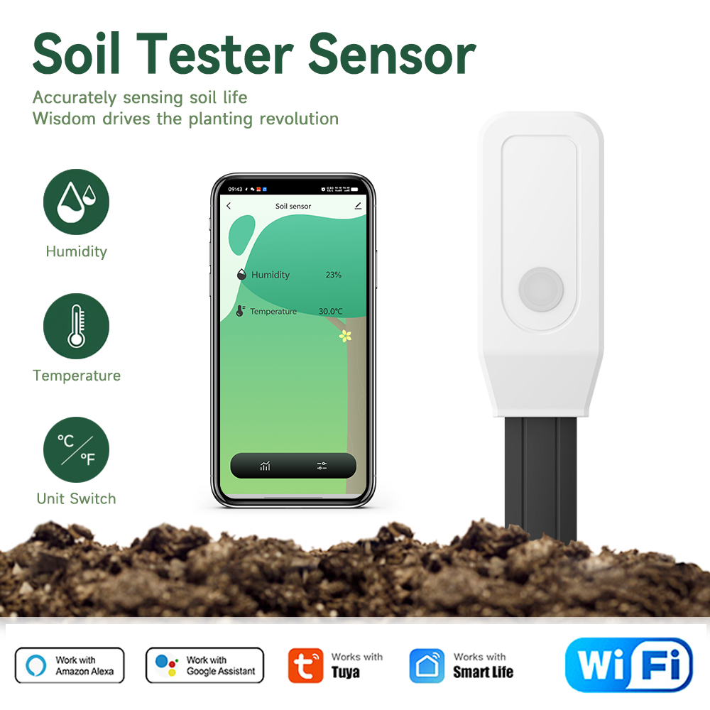 Tuya Smart WiFi Soil Tester Te - Plant Sensor recension och pris