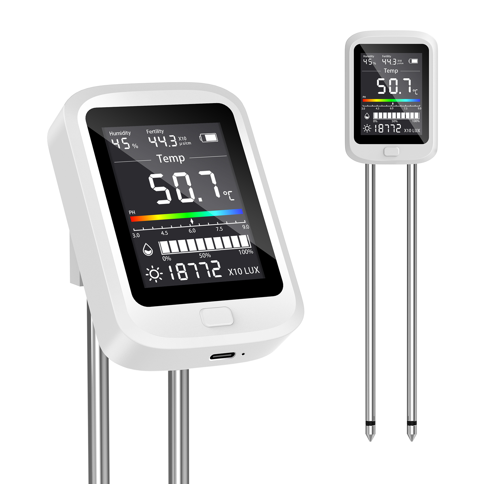 6-in-1 Soil Moisture Meter, Hy - Plant Monitor recension och pris