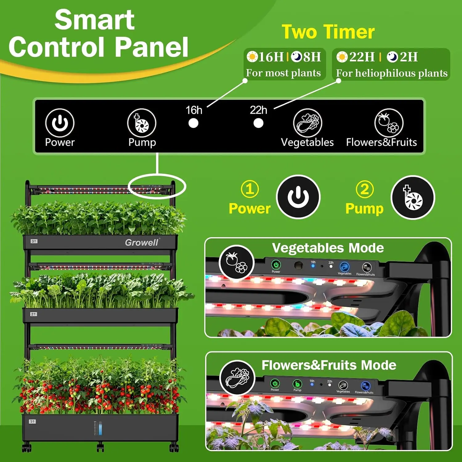 Large Hydroponics Growing Syst - Hydroponic Grow Pod recension och pris